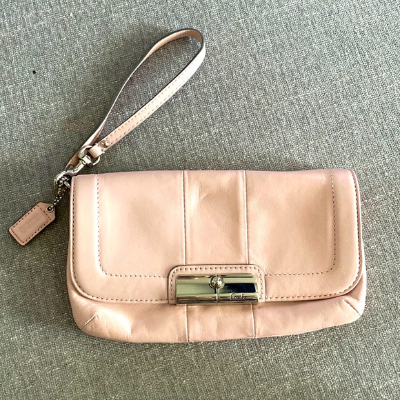 Coach Handbags - Authentic Coach Leather Wristlet